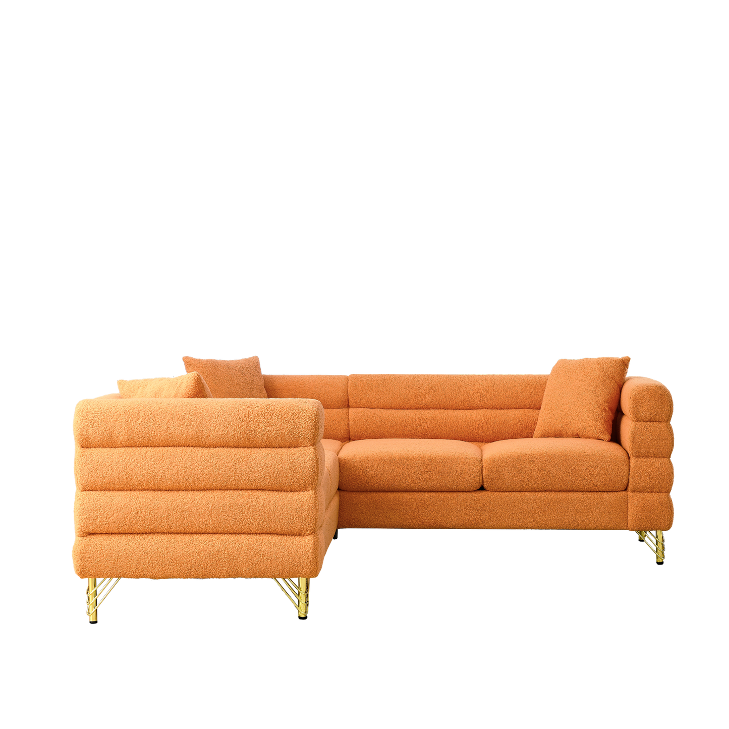 [product_type] | 81.5-Inch Oversized Corner Sofa Covers, L-Shaped Sectional Couch, 5-Seater Corner Sofas with 3 Cushions | casafoyer.myshopify.com