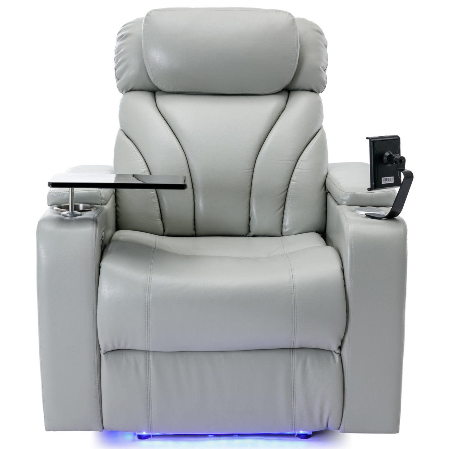 Sofa & Chair sets | Power Motion Recliner with USB Charging Port and Hidden Arm Storage, Home Theater Seating with Convenient Cup Holder Design ,and stereo(light grey) | casafoyer.myshopify.com