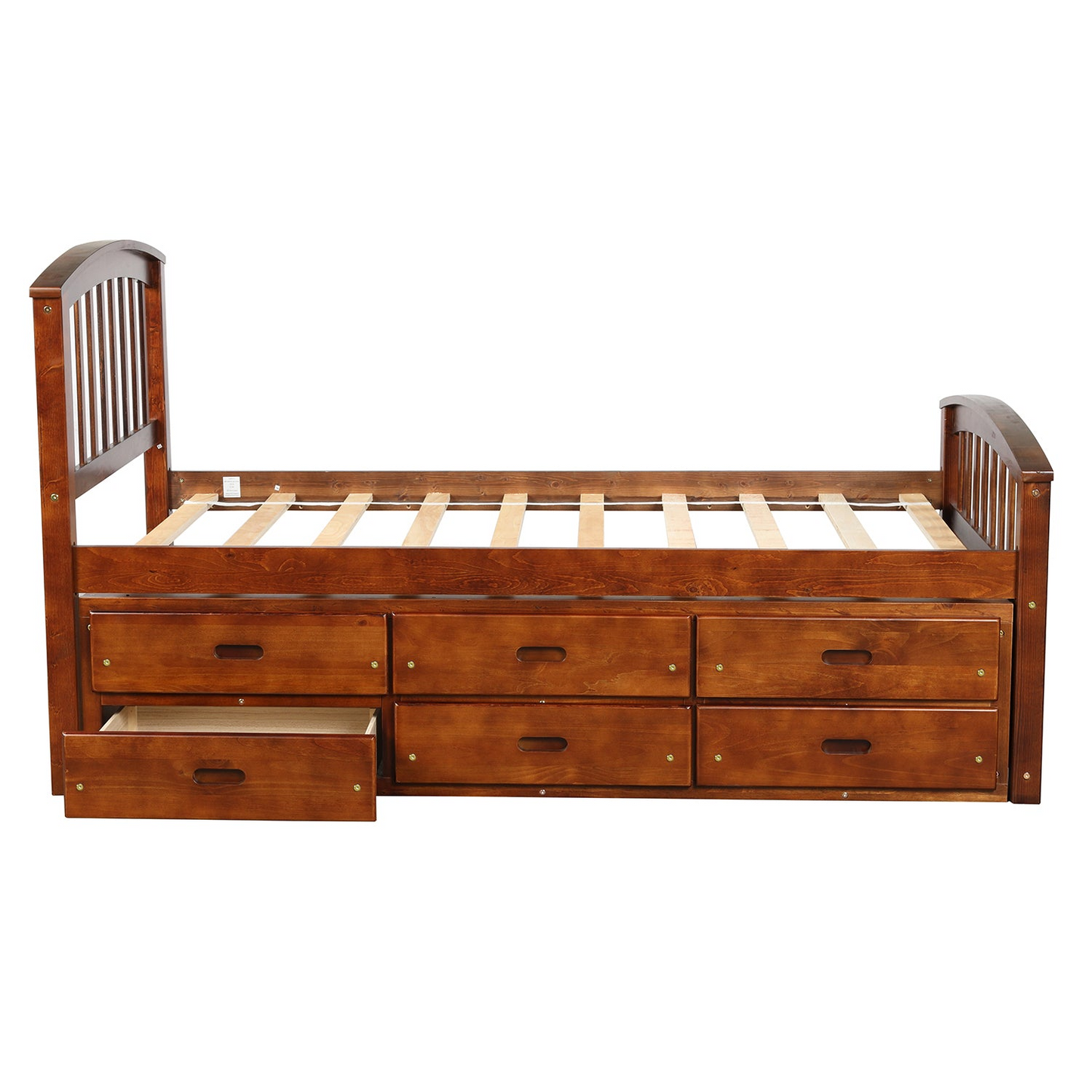 Sofa & Chair sets | Twin Size Platform Storage Bed Solid Wood Bed with 6 Drawers | casafoyer.myshopify.com