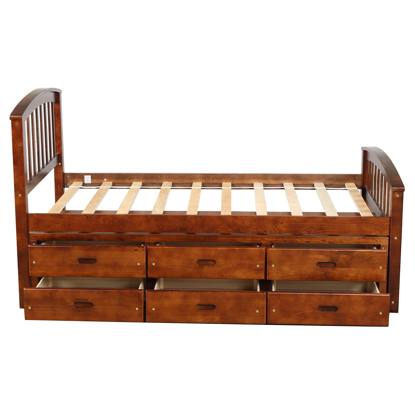 Sofa & Chair sets | Twin Size Platform Storage Bed Solid Wood Bed with 6 Drawers | casafoyer.myshopify.com