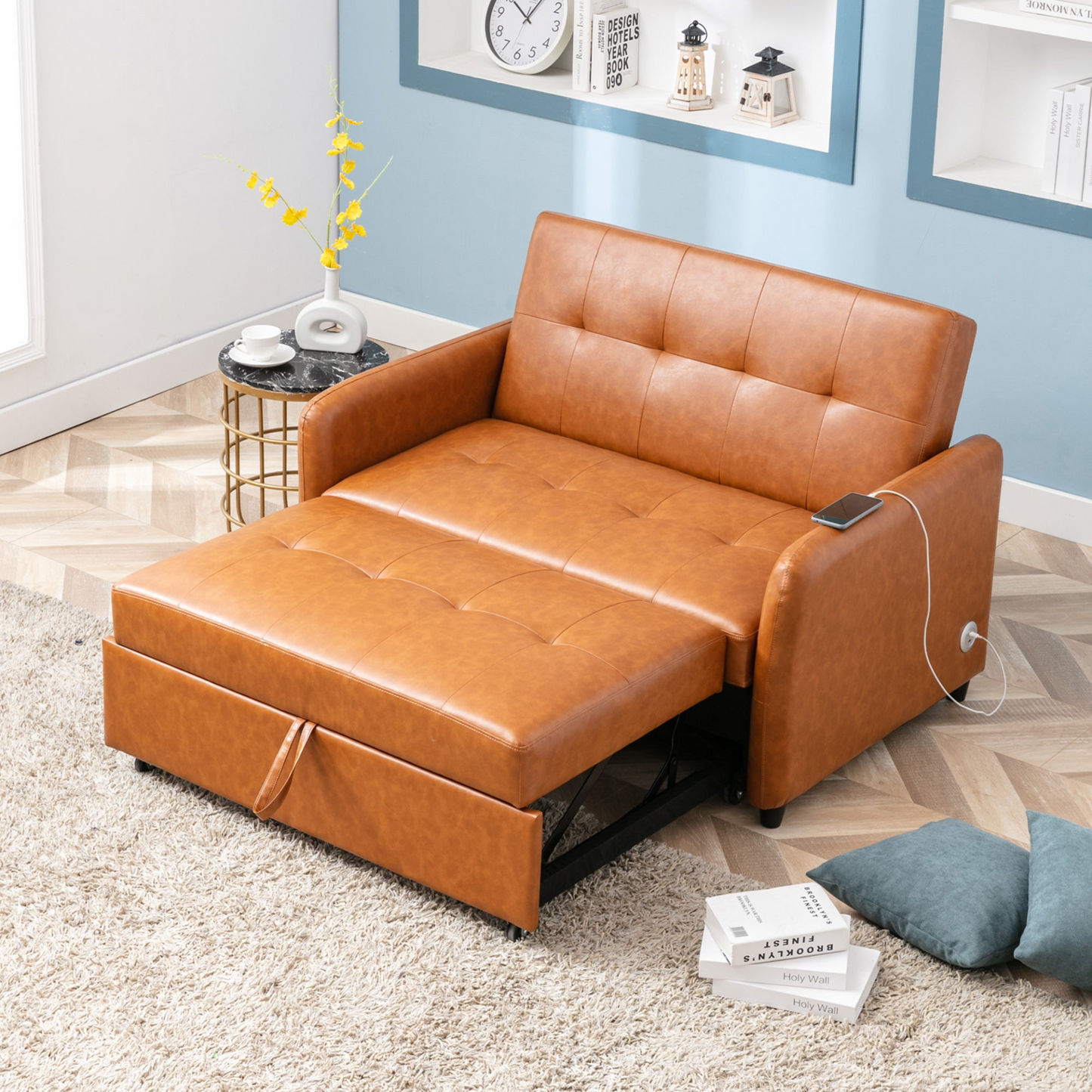 Sofa & Chair sets | Convertible Sleeper Bed, Adjustable Oversized Armchair  with Dual USB Ports for Small Space | casafoyer.myshopify.com