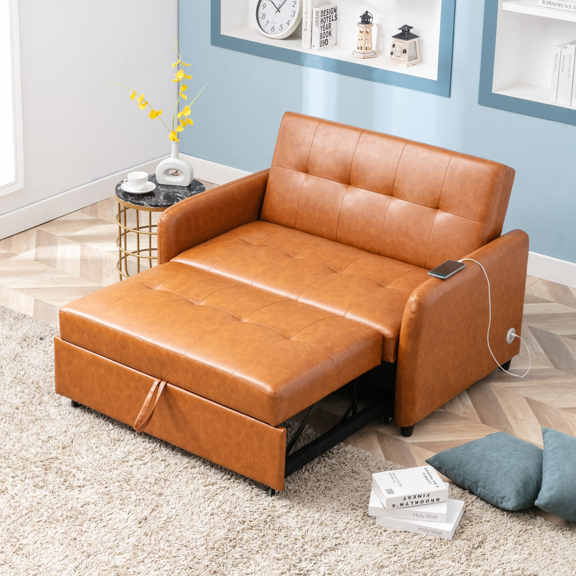 Sofa & Chair sets | Convertible Sleeper Bed, Adjustable Oversized Armchair  with Dual USB Ports for Small Space | casafoyer.myshopify.com