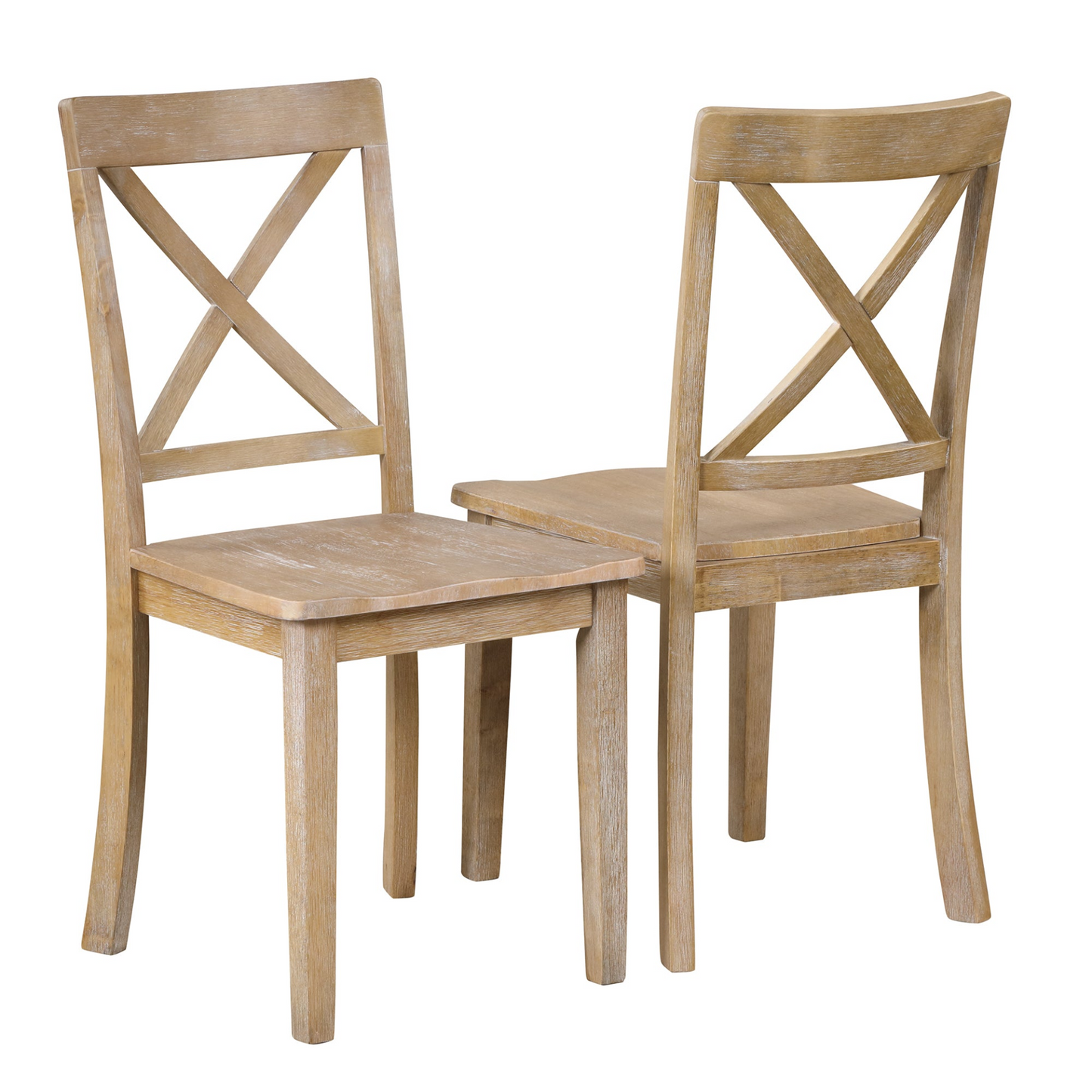 Dining Table | Modern Dining Table Set for 4,Round Table and 4 Kitchen Room Chairs,5 Piece Kitchen Table Set for Dining Room,Dinette,Breakfast Nook,Natural Wood Wash | casafoyer.myshopify.com