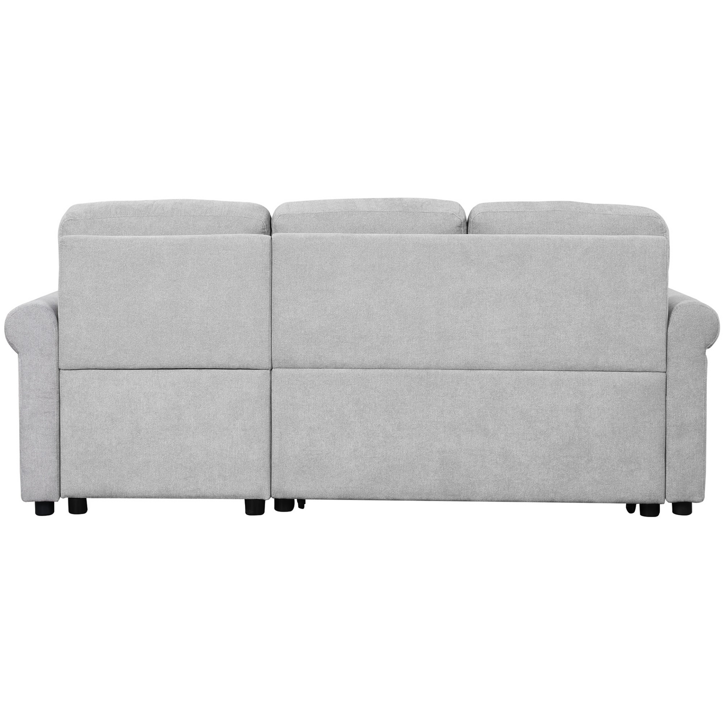 Sofa & Chair sets | Modern Convertible Sleeper Sofa Bed with Storage Chaise,Gray | casafoyer.myshopify.com