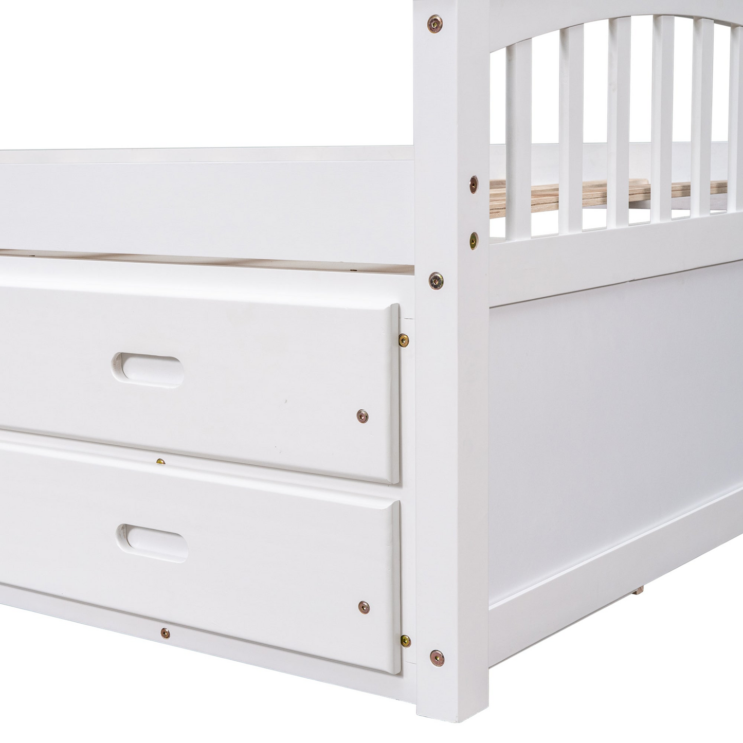 Sofa & Chair sets | Twin Size Platform Storage Bed Solid Wood Bed with 6 Drawers,White | casafoyer.myshopify.com