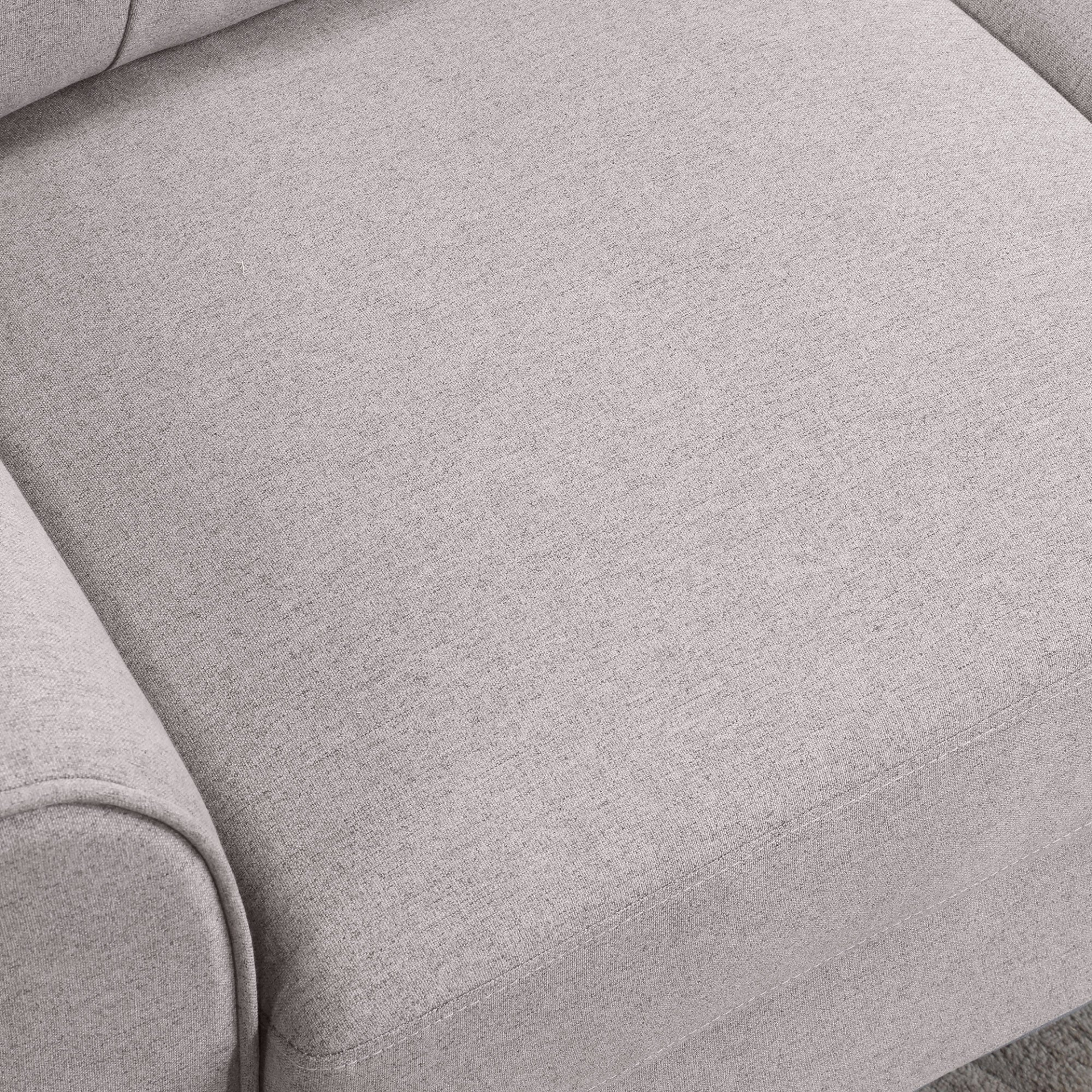 Sofa & Chair sets | Modern Living Room Sofa Linen Upholstered Couch Furniture for Home or Office ,Light Grey,3-Seat | casafoyer.myshopify.com