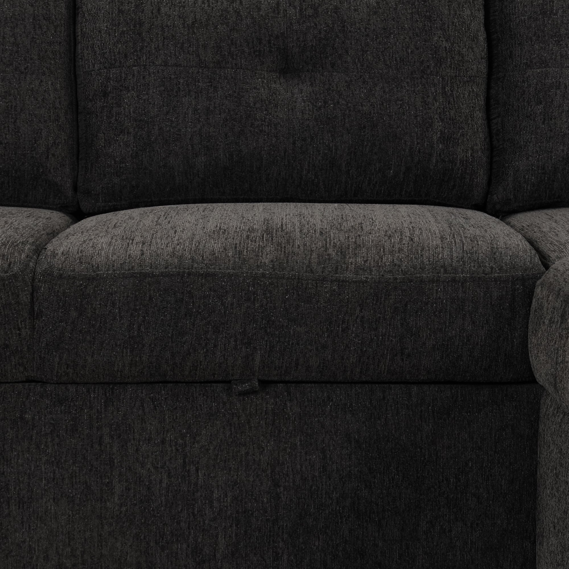 Sofa & Chair sets | Sectional Pull-Out Sofa Bed L-Shaped Corner Sofa Couch with Storage Chaise, USB Ports, Power Sockets, Cup Holder for Living Room, Bedroom, Study, Black | casafoyer.myshopify.com