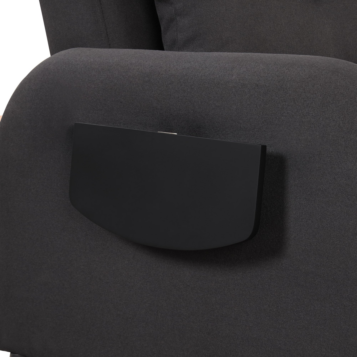 Sofa & Chair sets | pull out sofa sleeper 3 in 1 with 2 wing table and usb charge for nap line fabric for living room recreation room Black | casafoyer.myshopify.com