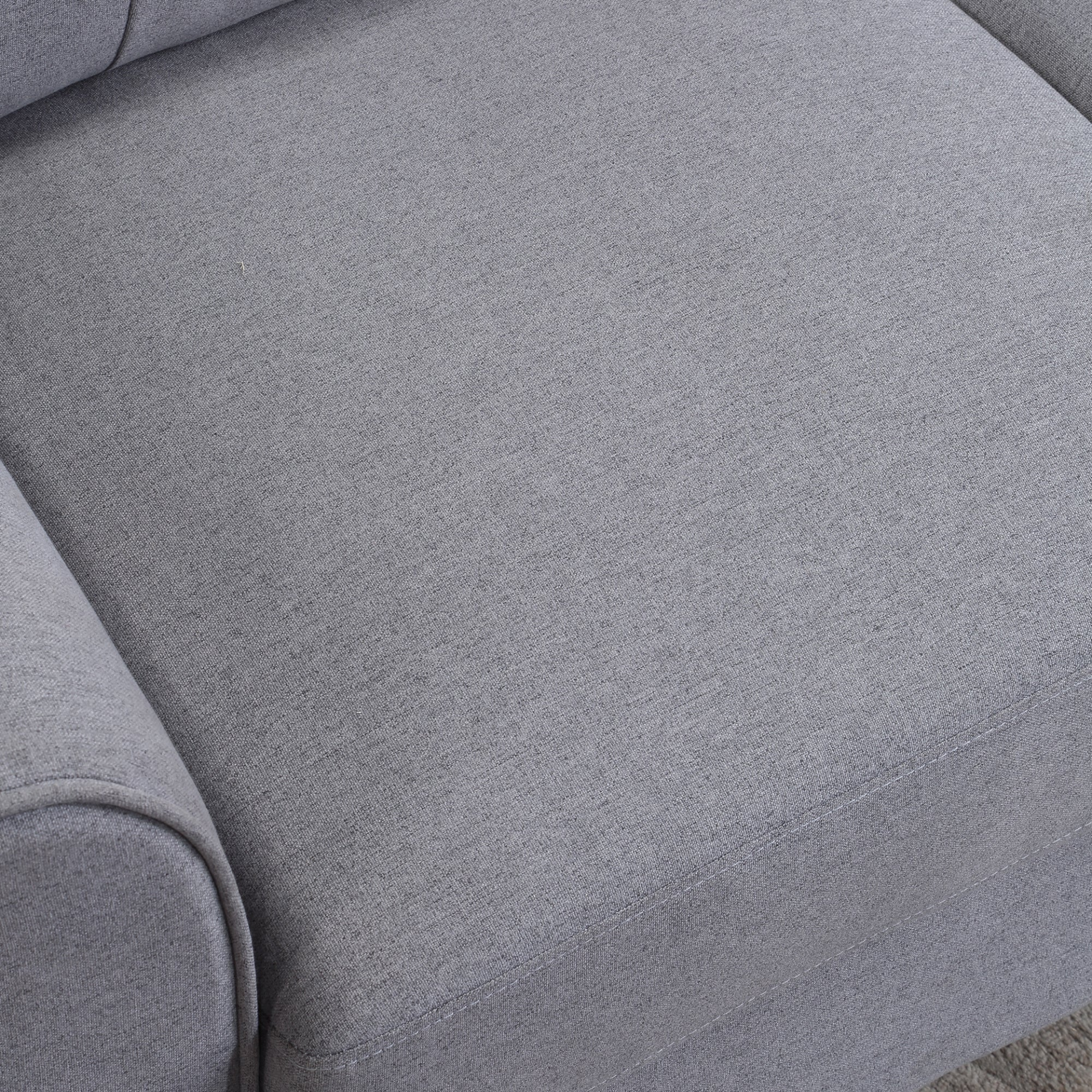 Sofa & Chair sets | Modern Living Room Loveseat Linen Upholstered Couch Furniture for Home or Office ,Light Grey-Blue,2-Seat | casafoyer.myshopify.com