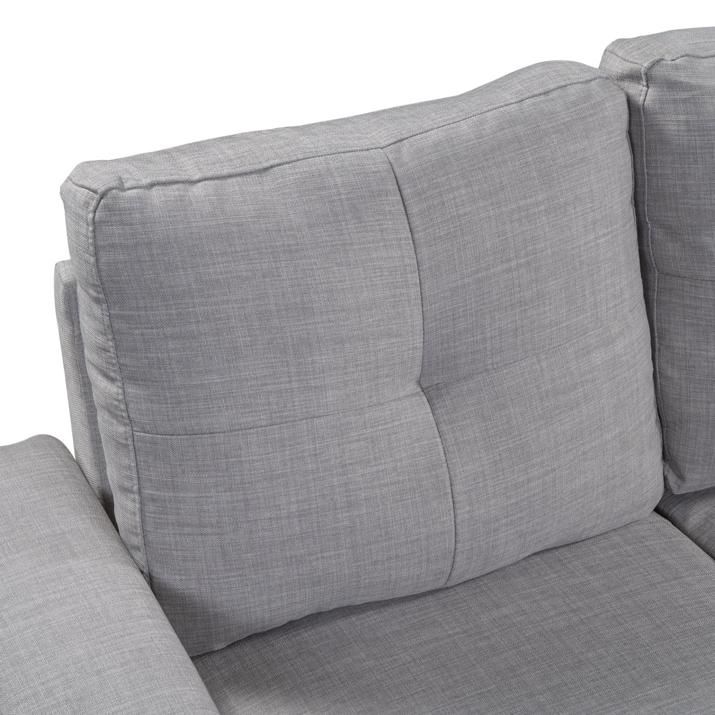 Sofa & Chair sets | Reversible Sectional Sofa with Storage Ottoman - Space Saving L-shape Couch for Large Space | casafoyer.myshopify.com