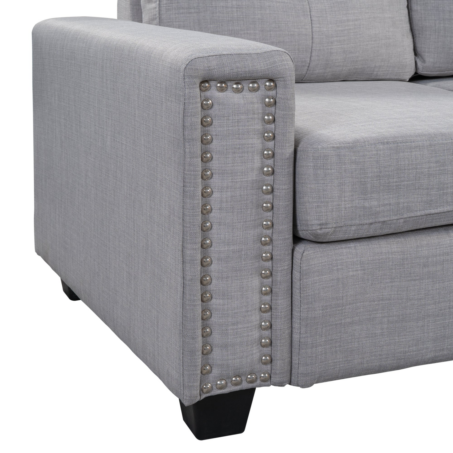 Sofa & Chair sets | Reversible Sectional Sofa with Storage Ottoman - Space Saving L-shape Couch for Large Space | casafoyer.myshopify.com