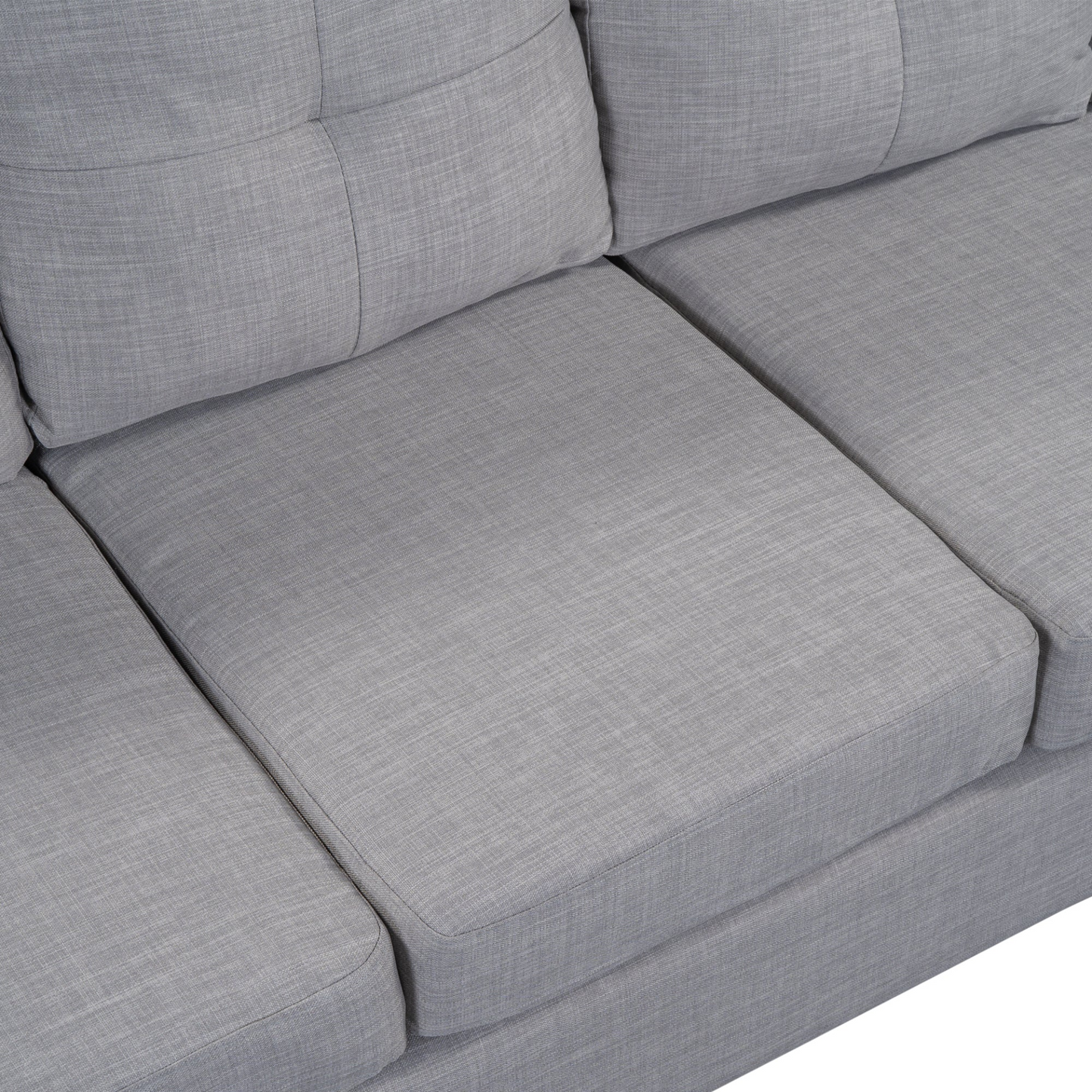 Sofa & Chair sets | Reversible Sectional Sofa with Storage Ottoman - Space Saving L-shape Couch for Large Space | casafoyer.myshopify.com