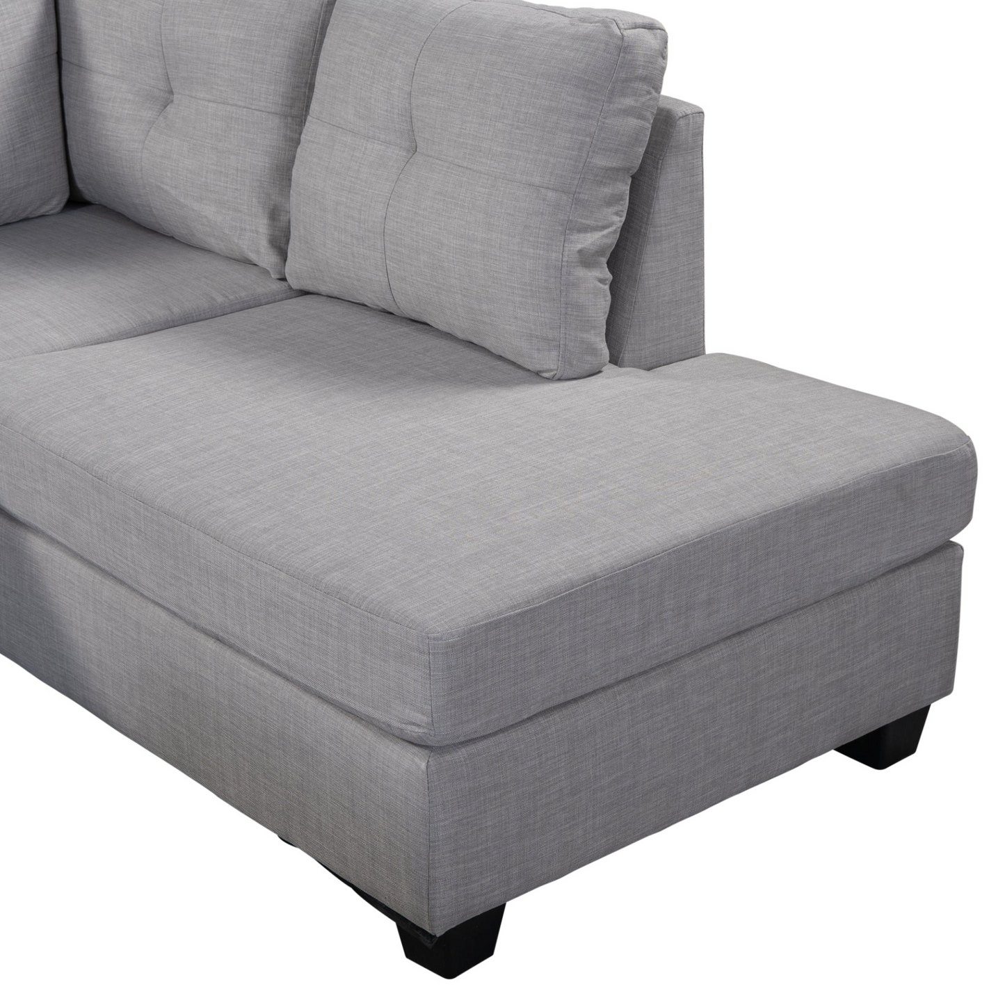 Sofa & Chair sets | Reversible Sectional Sofa with Storage Ottoman - Space Saving L-shape Couch for Large Space | casafoyer.myshopify.com