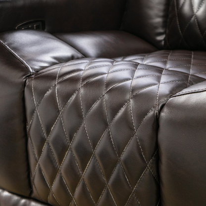 Sofa & Chair sets | Motion Recliner with USB Charging Port and Hidden Arm Storage, Home Theater Seating with 2 Convenient Cup Holders Design and 360? Swivel Tray Table | casafoyer.myshopify.com