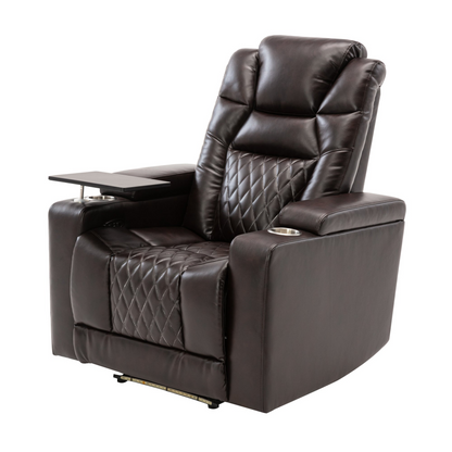Sofa & Chair sets | Motion Recliner with USB Charging Port and Hidden Arm Storage, Home Theater Seating with 2 Convenient Cup Holders Design and 360? Swivel Tray Table | casafoyer.myshopify.com