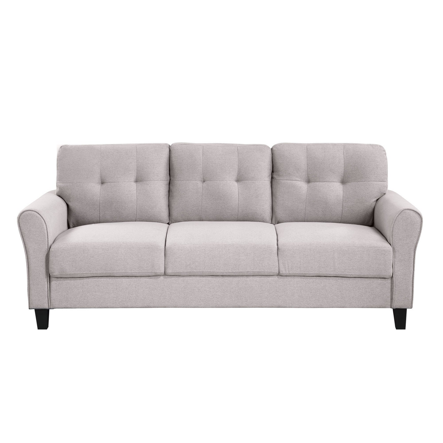 Sofa & Chair sets | Modern Living Room Sofa Set Linen Upholstered Couch Furniture for Home or Office ,Light Grey,1+3-Seat | casafoyer.myshopify.com