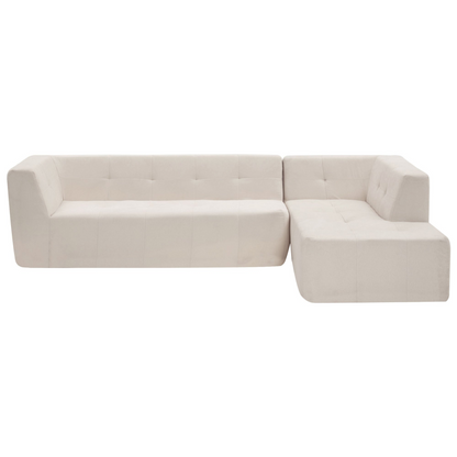 [product_type] | 110.2*72.8" Modular Modular Combination Living Room Sofa Set, Modern Minimalist Sofa, Living Room Upholstered Sofa Bed, Bedroom, 2pcs Computer Free Combination, L-Shaped,Beige | casafoyer.myshopify.com