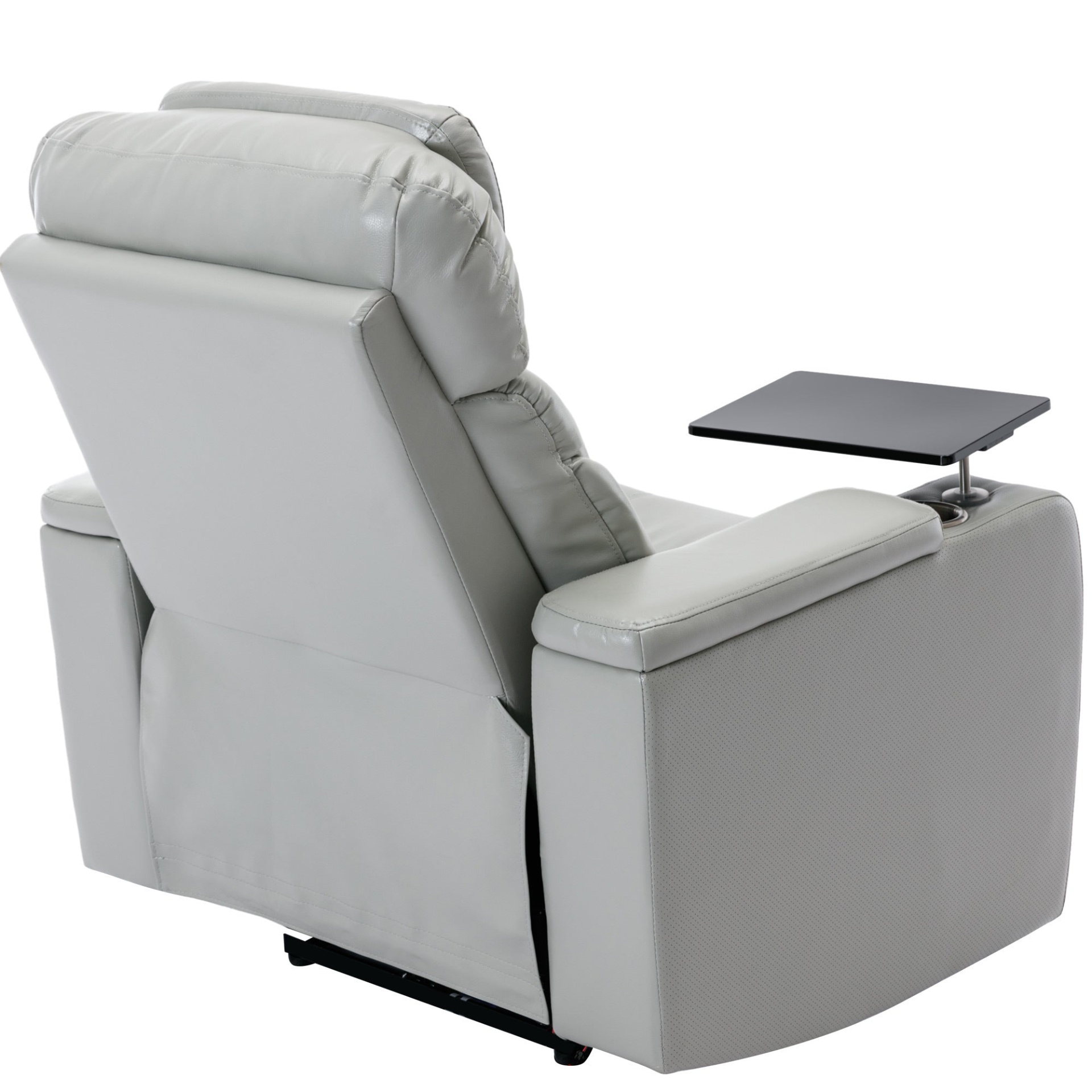 Sofa & Chair sets | Power Motion Recliner with USB Charging Port and Hidden Arm Storage, Home Theater Seating with Convenient Cup Holder Design ,and stereo(light grey) | casafoyer.myshopify.com