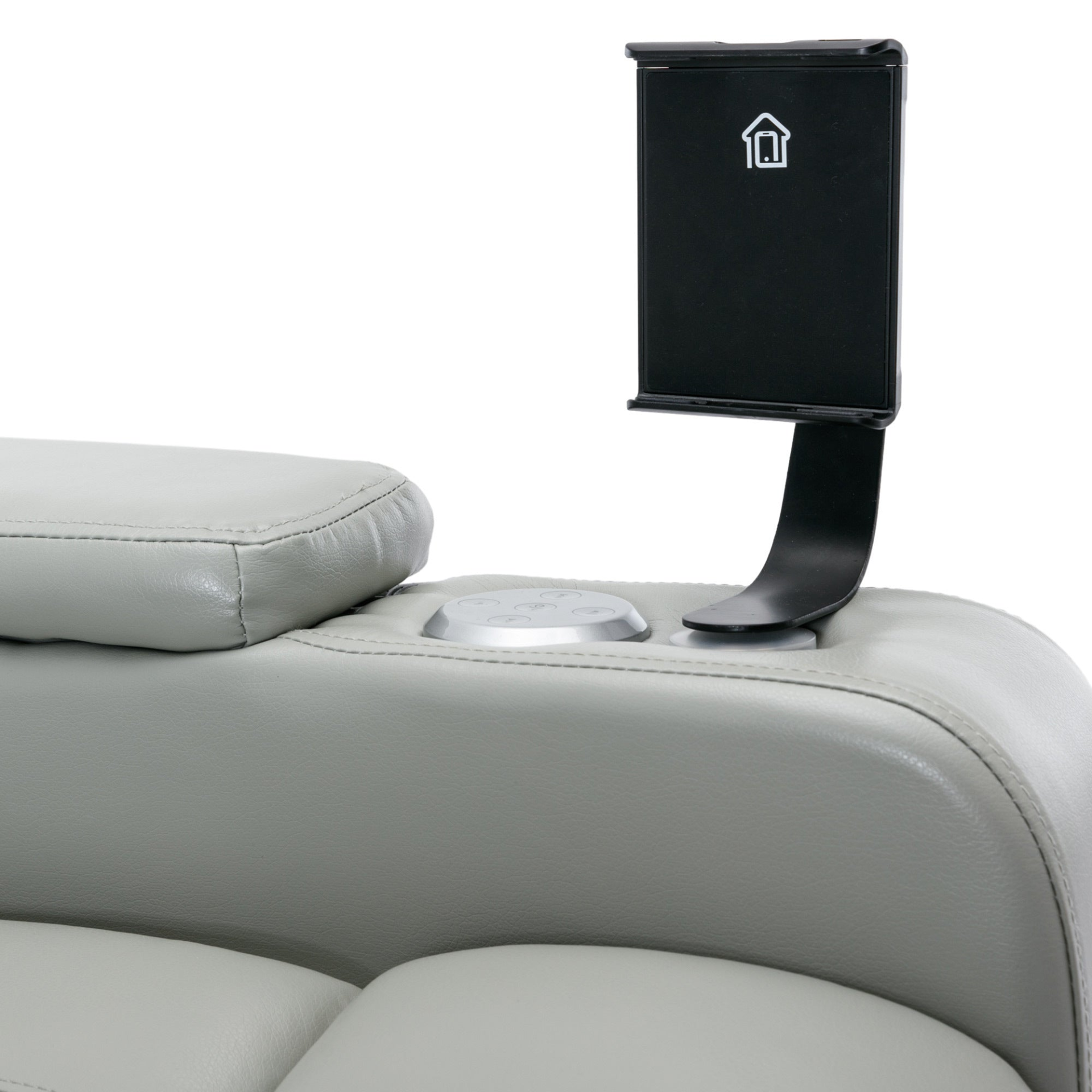 Sofa & Chair sets | Power Motion Recliner with USB Charging Port and Hidden Arm Storage, Home Theater Seating with Convenient Cup Holder Design ,and stereo(light grey) | casafoyer.myshopify.com