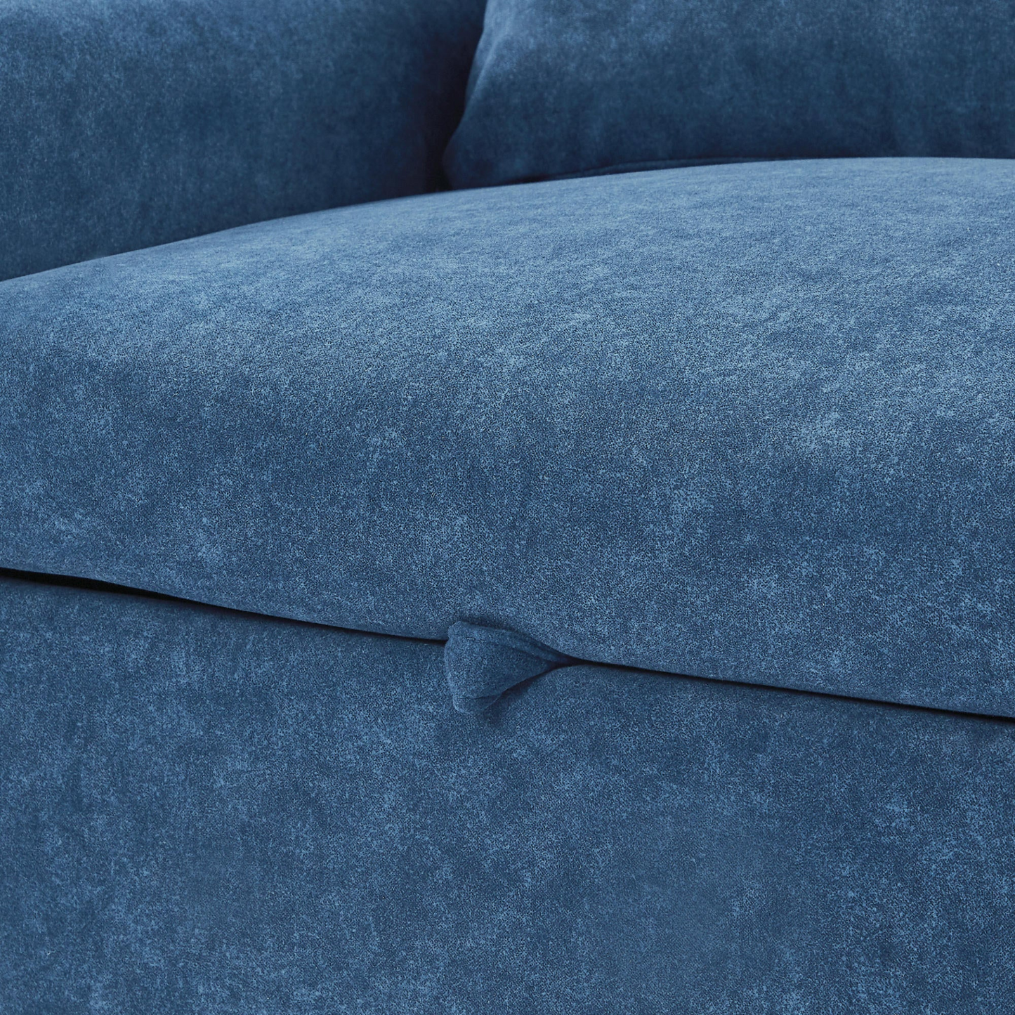 [product_type] | 55.1" Pull Out Sleep Sofa Bed Loveseats Sofa Couch with Adjsutable Backrest, Storage Pockets, 2 Soft Pillows, USB Ports for Living Room, Bedroom, Apartment, Office, Blue | casafoyer.myshopify.com