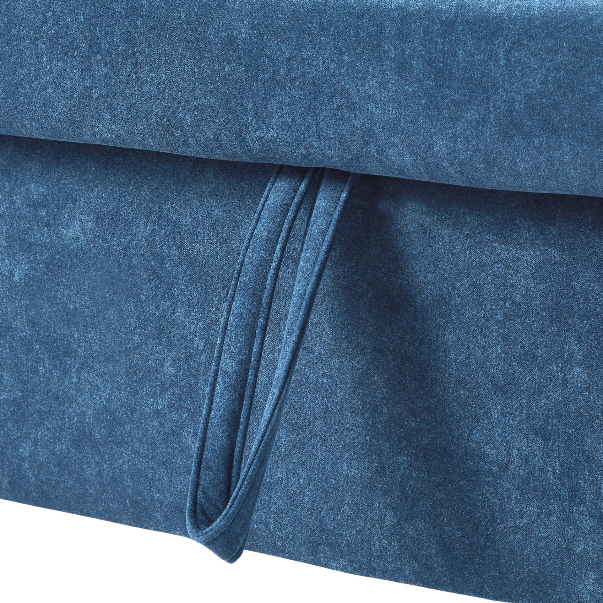 [product_type] | 55.1" Pull Out Sleep Sofa Bed Loveseats Sofa Couch with Adjsutable Backrest, Storage Pockets, 2 Soft Pillows, USB Ports for Living Room, Bedroom, Apartment, Office, Blue | casafoyer.myshopify.com