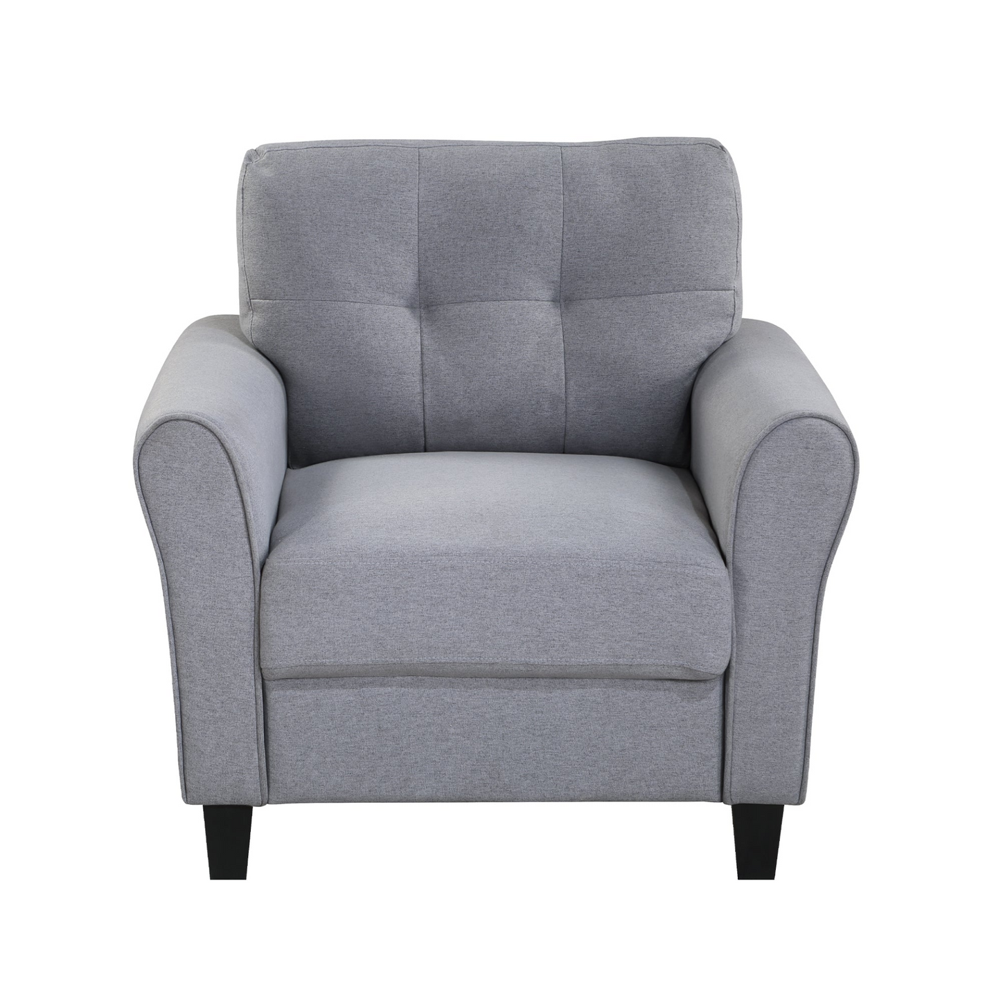 Sofa & Chair sets | Modern Living Room Sofa Set Linen Upholstered Couch Furniture for Home or Office ,Light Grey-Blue, 1+2+3-Seat | casafoyer.myshopify.com