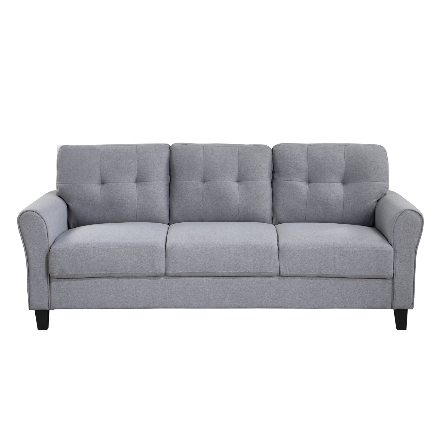 Sofa & Chair sets | Modern Living Room Sofa Set Linen Upholstered Couch Furniture for Home or Office ,Light Grey-Blue, 1+2+3-Seat | casafoyer.myshopify.com