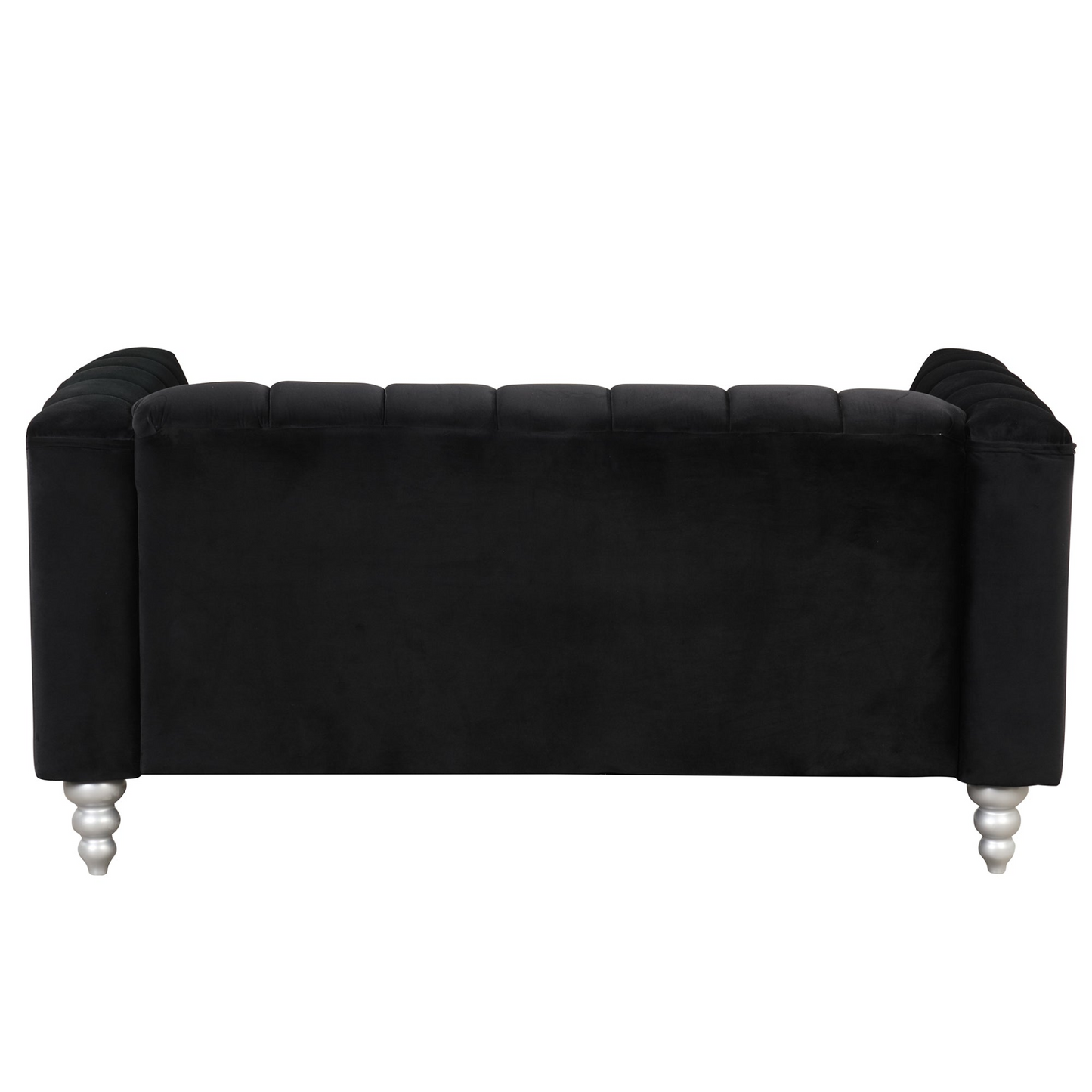 Sofa & Chair sets | Modern Sofa Dutch Fluff Upholstered sofa with solid wood legs, buttoned tufted backrest,black | casafoyer.myshopify.com