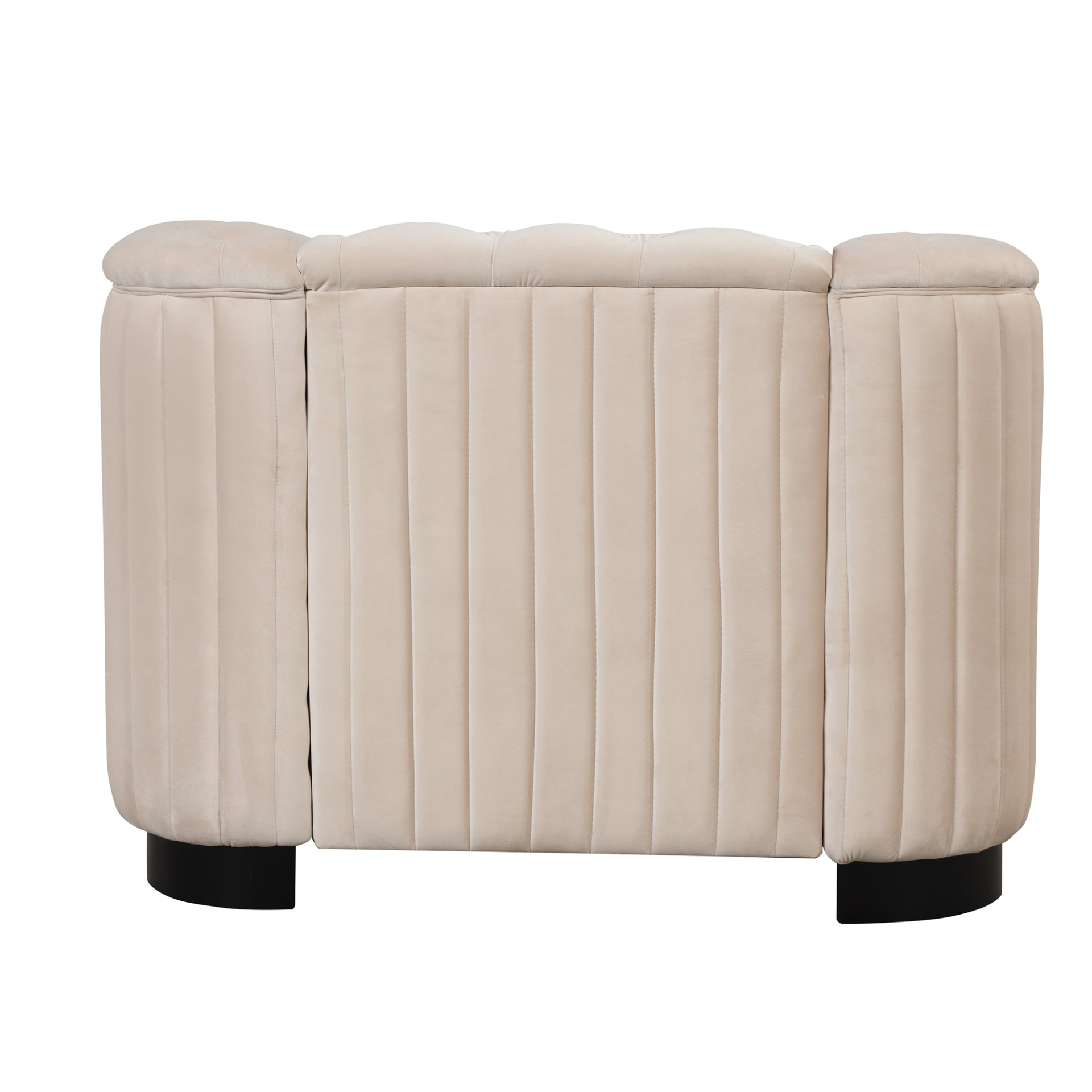 Sofa & Chair sets | Velvet Upholstered Accent Sofa,Modern Single Sofa Chair with Thick Removable Seat Cushion,Modern Single Couch for Living Room,Bedroom,or Small Space,Beige | casafoyer.myshopify.com