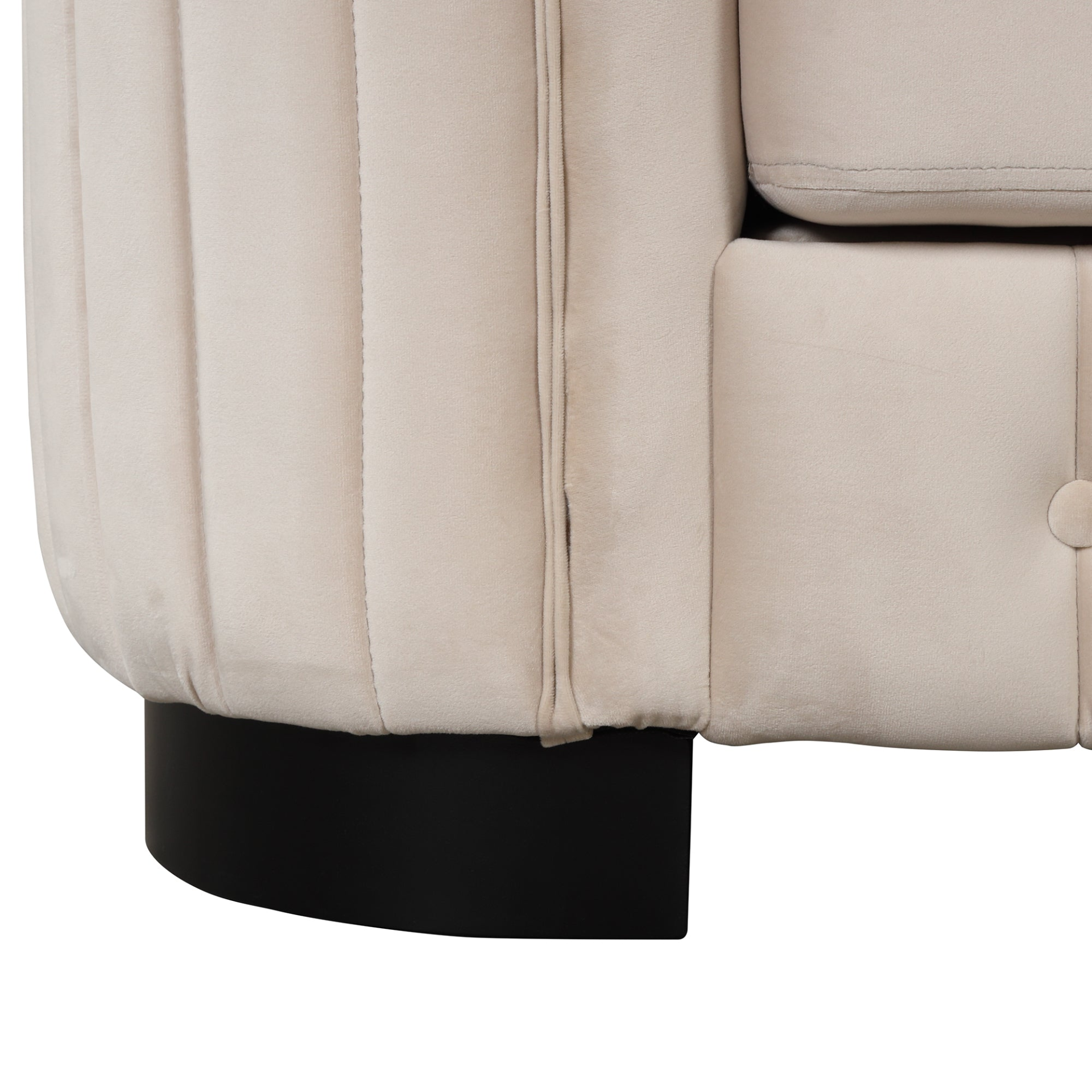 Sofa & Chair sets | Velvet Upholstered Accent Sofa,Modern Single Sofa Chair with Thick Removable Seat Cushion,Modern Single Couch for Living Room,Bedroom,or Small Space,Beige | casafoyer.myshopify.com