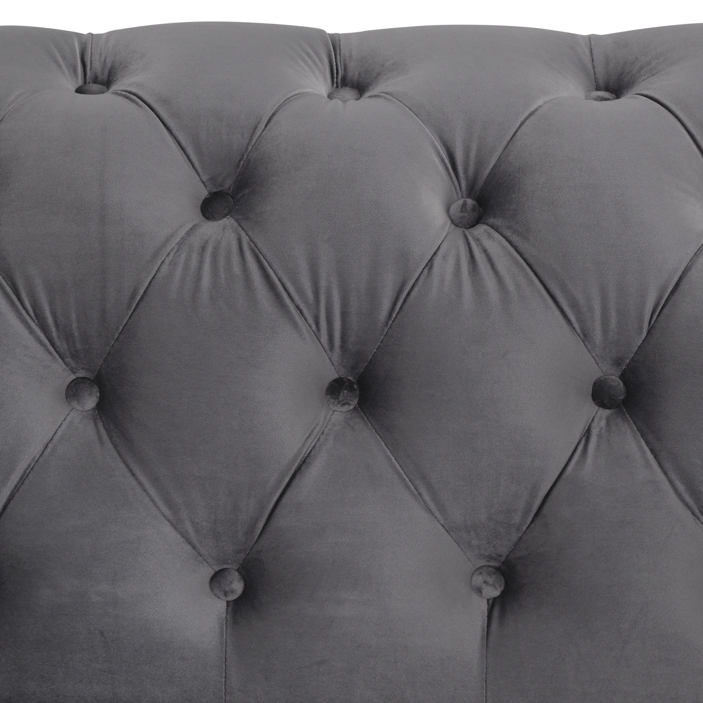 Sofa & Chair sets | Velvet Upholstered Loveseat Sofa,Modern Loveseat Sofa with Thick Removable Seat Cushion,2-Person Loveseat Sofa Couch for Living Room,Bedroom,or Small Space,Gray | casafoyer.myshopify.com