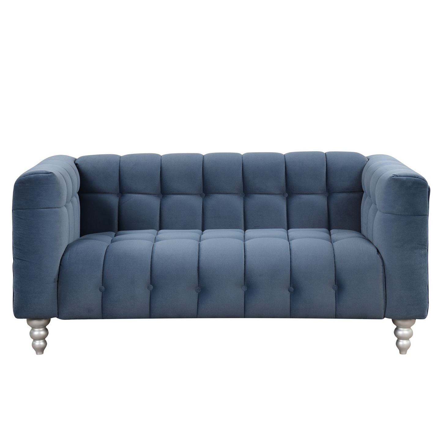 Sofa & Chair sets | Modern Sofa Dutch Fluff Upholstered sofa with solid wood legs, buttoned tufted backrest,blue | casafoyer.myshopify.com