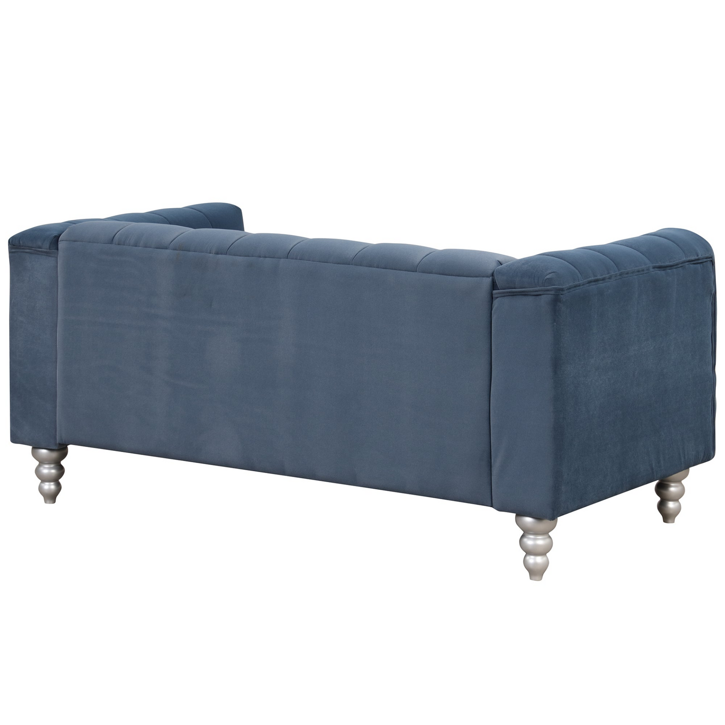 Sofa & Chair sets | Modern Sofa Dutch Fluff Upholstered sofa with solid wood legs, buttoned tufted backrest,blue | casafoyer.myshopify.com