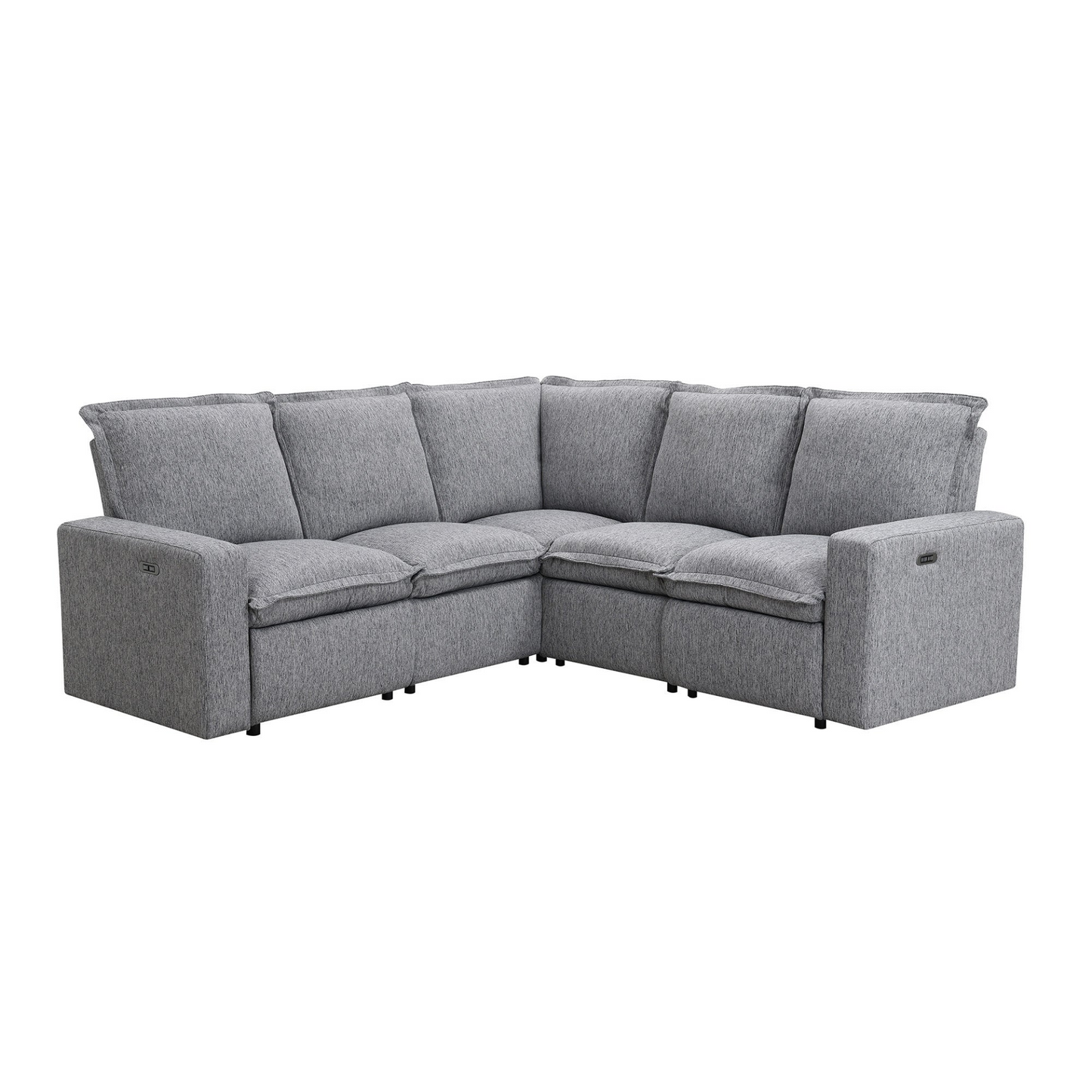 Sofa & Chair sets | Power Recliner Chair Home Theater Seating Soft Chair with USB Port for Living Room, Bedroom, Theater room, Grey | casafoyer.myshopify.com