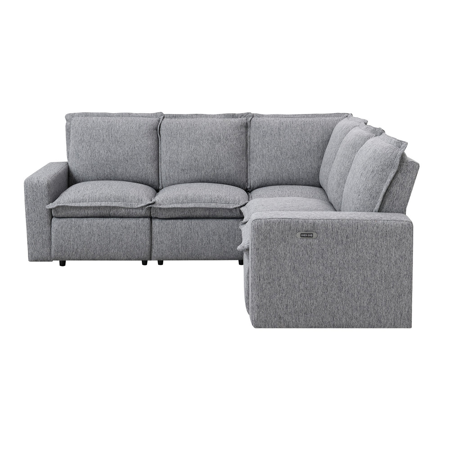 Sofa & Chair sets | Power Recliner Chair Home Theater Seating Soft Chair with USB Port for Living Room, Bedroom, Theater room, Grey | casafoyer.myshopify.com