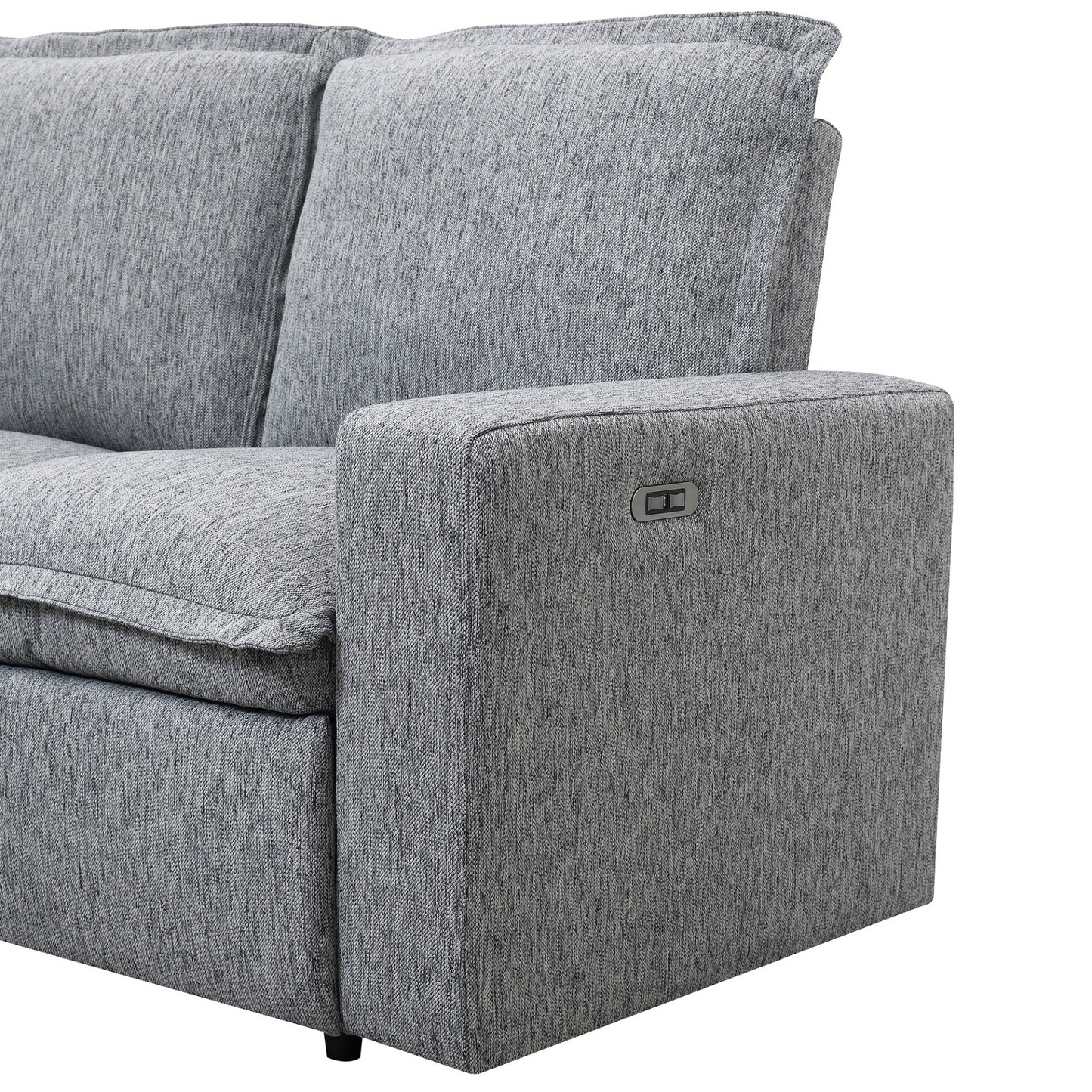 Sofa & Chair sets | Power Recliner Chair Home Theater Seating Soft Chair with USB Port for Living Room, Bedroom, Theater room, Grey | casafoyer.myshopify.com