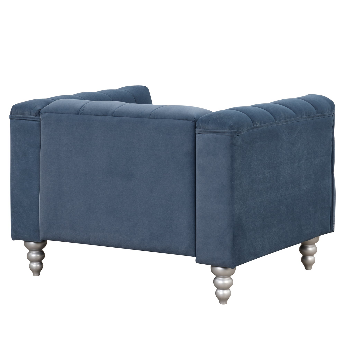 Sofa & Chair sets | Modern Sofa Dutch Fluff Upholstered sofa with solid wood legs, buttoned tufted backrest,blue | casafoyer.myshopify.com