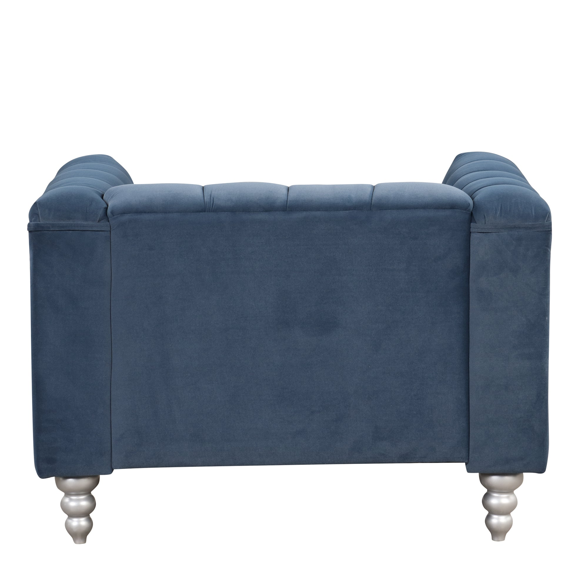 Sofa & Chair sets | Modern Sofa Dutch Fluff Upholstered sofa with solid wood legs, buttoned tufted backrest,blue | casafoyer.myshopify.com