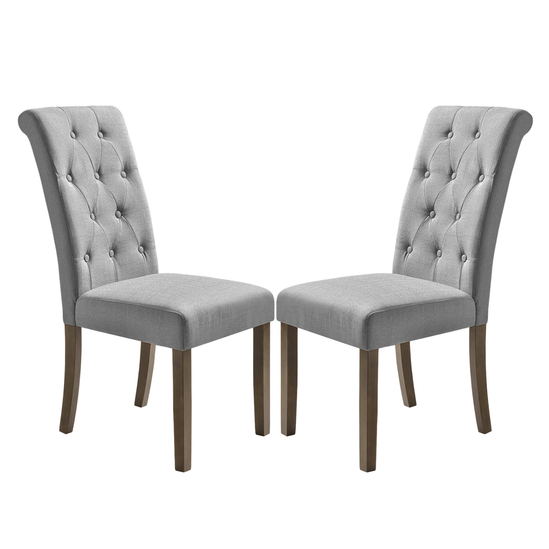 Sofa & Chair sets | Aristocratic Style Dining Chair Noble and Elegant Solid Wood Tufted Dining Chair Dining Room Set (Set of 2) | casafoyer.myshopify.com