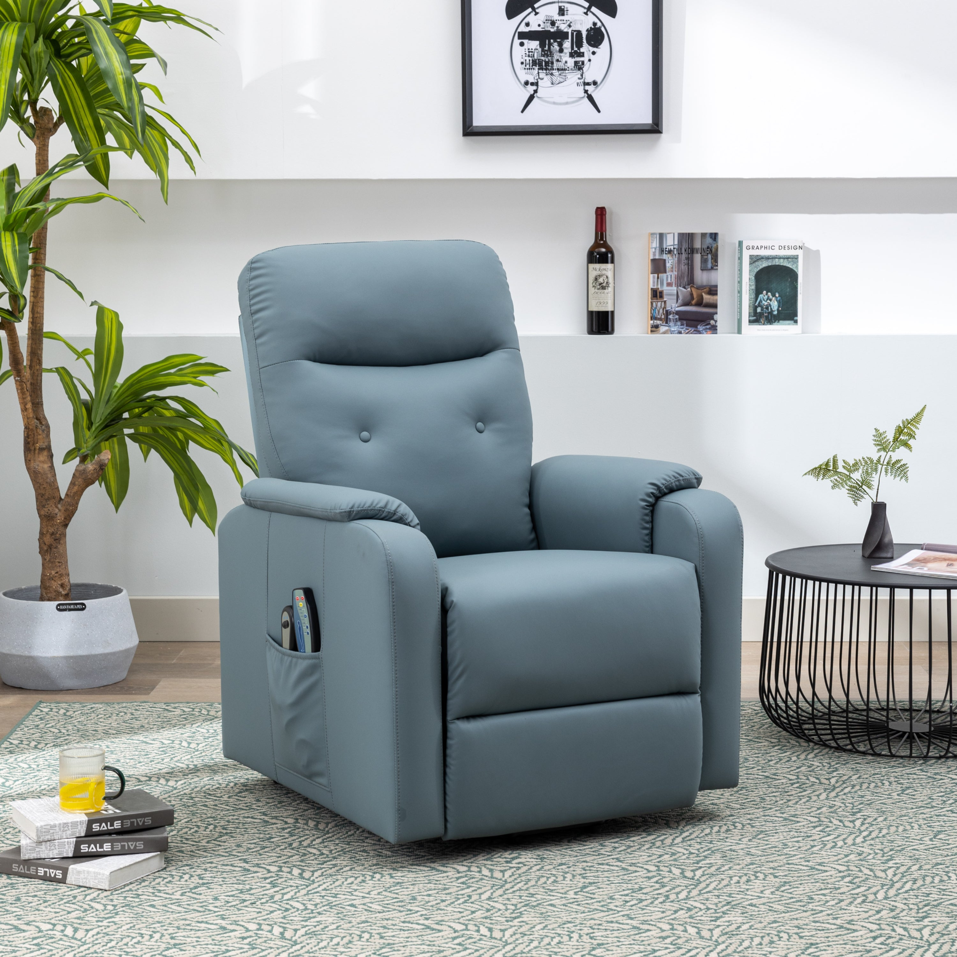 Sofa & Chair sets | Massage Recliner Chair Electric Power Lift Chairs with Side Pocket, Adjustable Massage and Heating Function for Adults and Seniors, Squirrel grey | casafoyer.myshopify.com