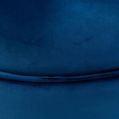 Sofa & Chair sets | 360 Degree Swivel Accent Chair Velvet Modern Upholstered Barrel Chair Over-Sized Soft Chair with Seat Cushion for Living Room, Bedroom, Office, Apartment, Blue | casafoyer.myshopify.com