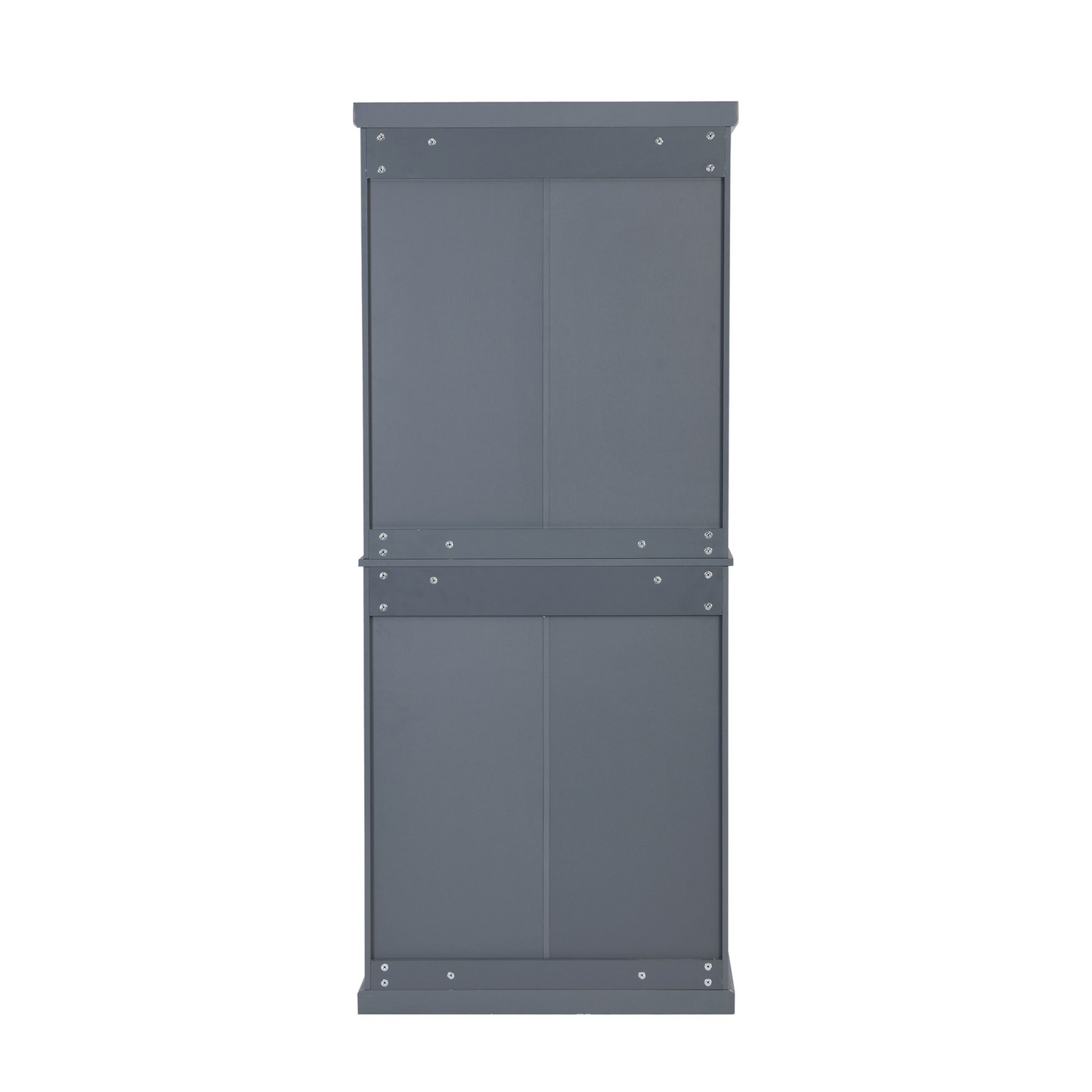 Sofa & Chair sets | Freestanding Tall Kitchen Pantry, 72.4inch Minimalist Kitchen Storage Cabinet Organizer with 4 Doors and Adjustable Shelves,Gray | casafoyer.myshopify.com