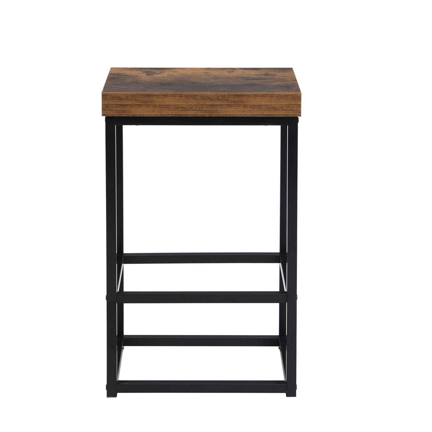 Dining Table | Farmhouse Kitchen Island Set with Drop Leaf and 2 Seatings,Dining Table Set with Storage Cabinet, Drawers and Towel Rack, Black+Rustic Brown | casafoyer.myshopify.com