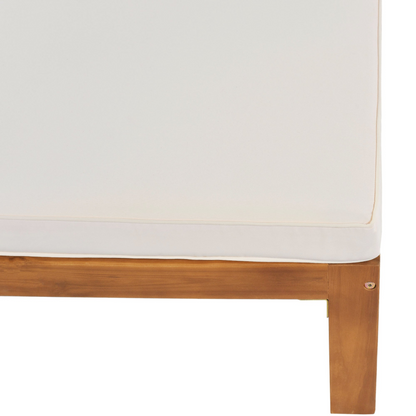 Patio Furntiure Sets | Outdoor Backyard Patio Wood 5-Piece Sectional Sofa Seating Group Set with Cushions, Natural Finish+ Beige Cushions | casafoyer.myshopify.com