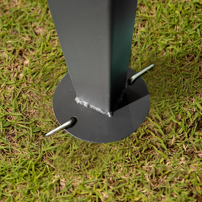 Patio Furntiure Sets | Outdoor Patio 13ft.Lx10ft.W Iron Carport Shelter Garage Tent, Garden Storage Shed with Anchor Kit, White | casafoyer.myshopify.com