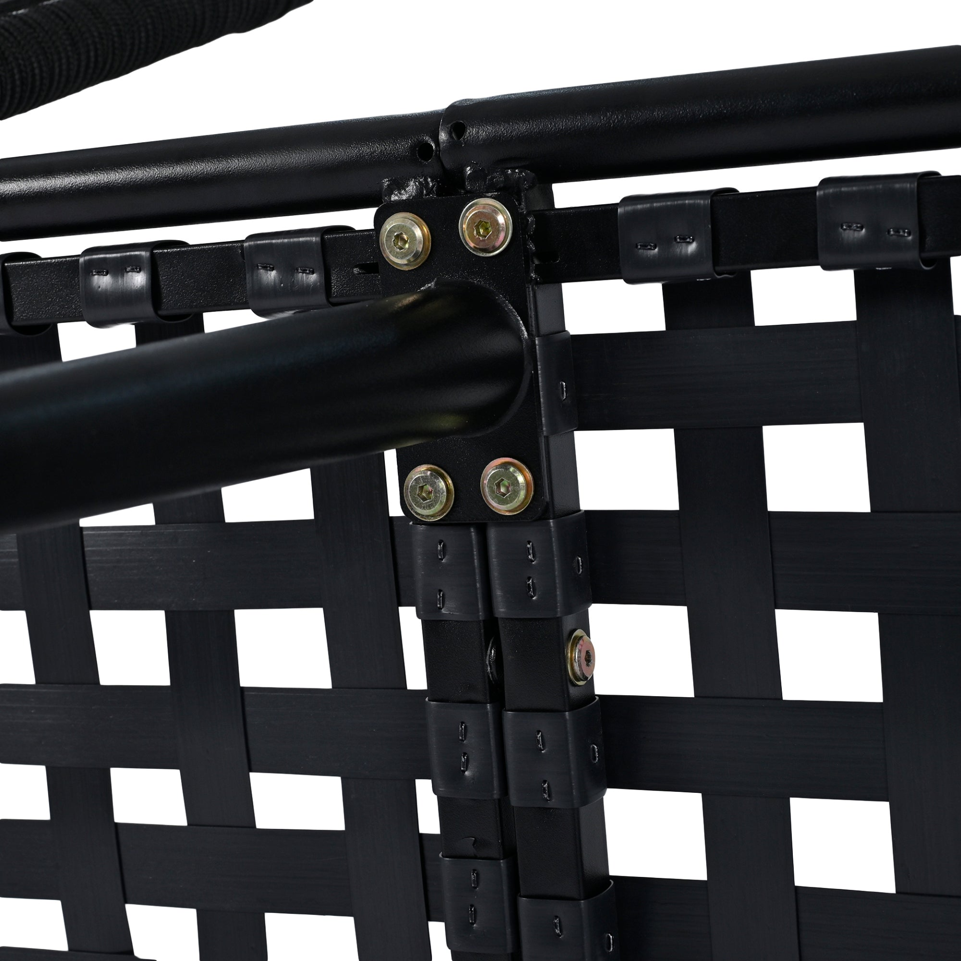 Patio Furntiure Sets | Outdoor Patio Daybed, Woven Nylon Rope Backrest with Washable Cushions for Balcony, Poolside, Set for 2 Person, Gray | casafoyer.myshopify.com