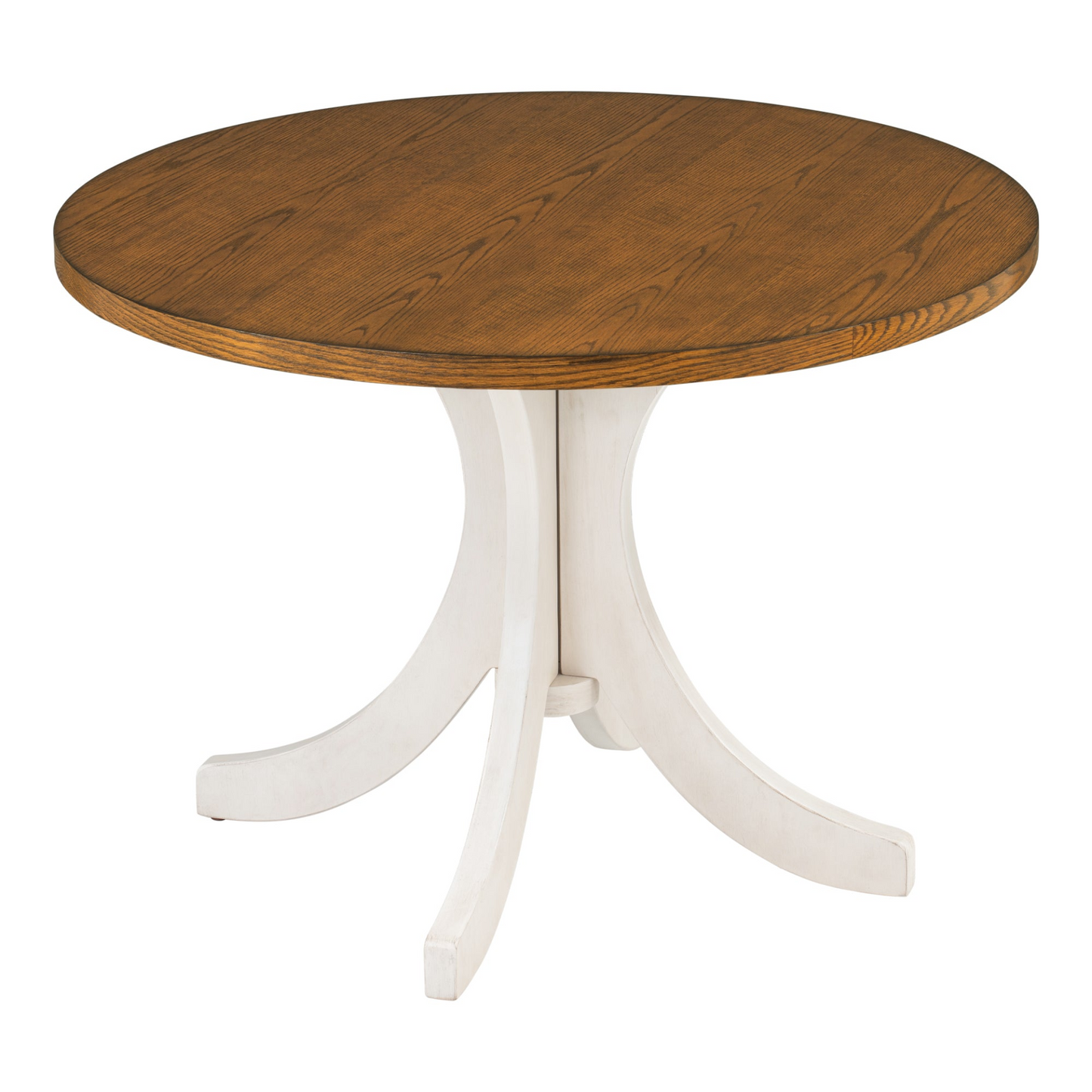 Dining Table | Mid-Century Solid Wood  Round Dining Table for Small Places, Walnut Table | casafoyer.myshopify.com