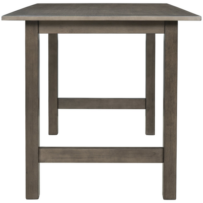 Dining Table | Farmhouse Wood Dining Table for 4, Kitchen Table for Small Places, Gray | casafoyer.myshopify.com