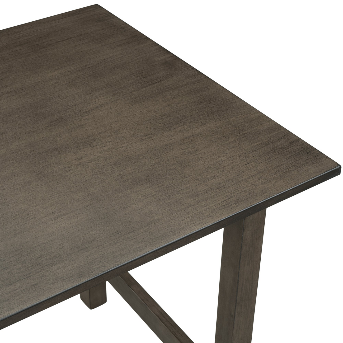 Dining Table | Farmhouse Wood Dining Table for 4, Kitchen Table for Small Places, Gray | casafoyer.myshopify.com