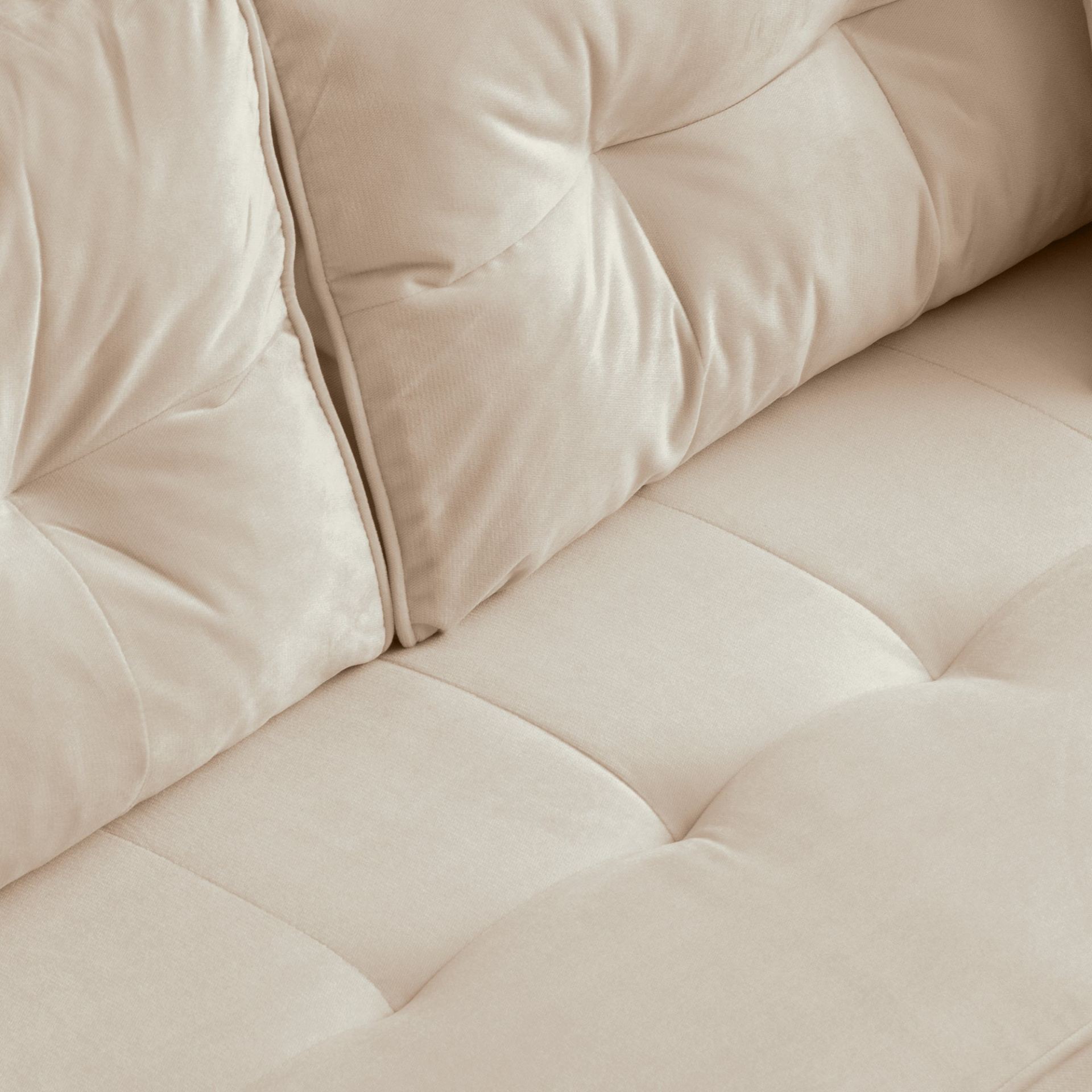 Sofa & Chair sets | 70" Velvet Sofa Couch Luxury Modern Upholstered 3-Seater Sofa with 2 Pillows | casafoyer.myshopify.com